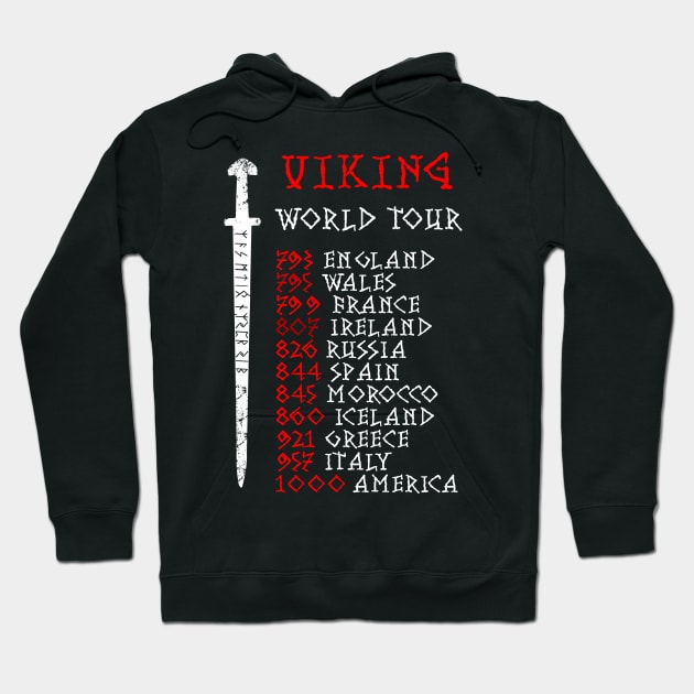 World Tour Vikings Hoodie by Scar